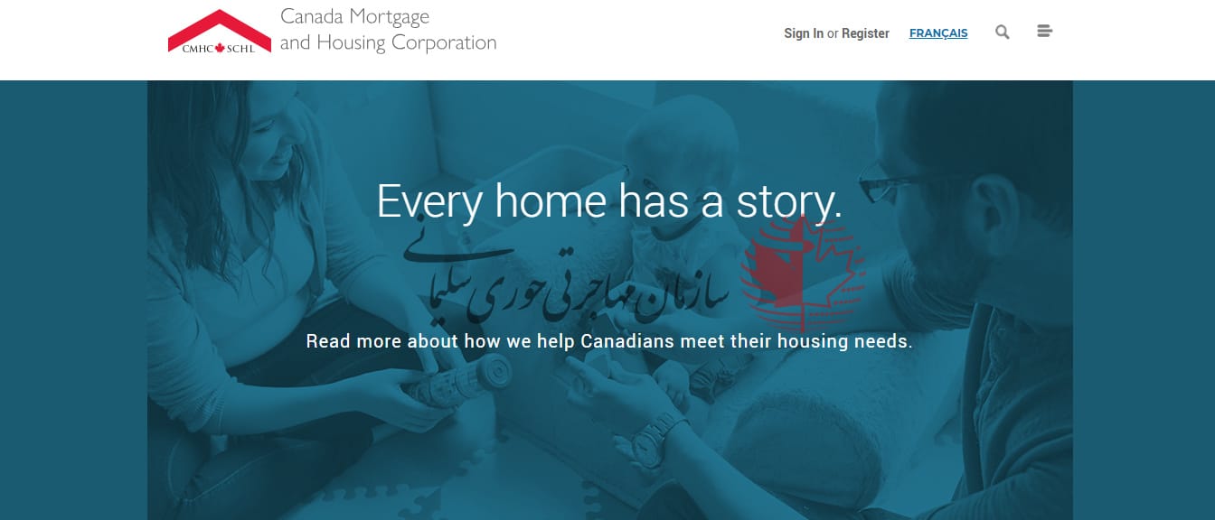 CMHC یکی از سایت های اجاره خانه در کانادا است